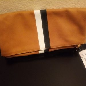 Clare. V fold over clutch